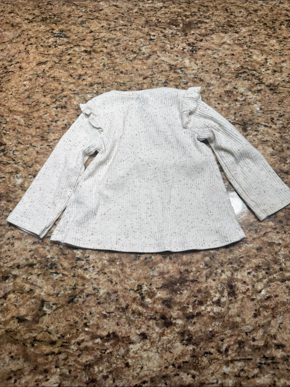 Bundle of baby girls 3 pullover sweaters. one bodysuit and one shirt - 12 months